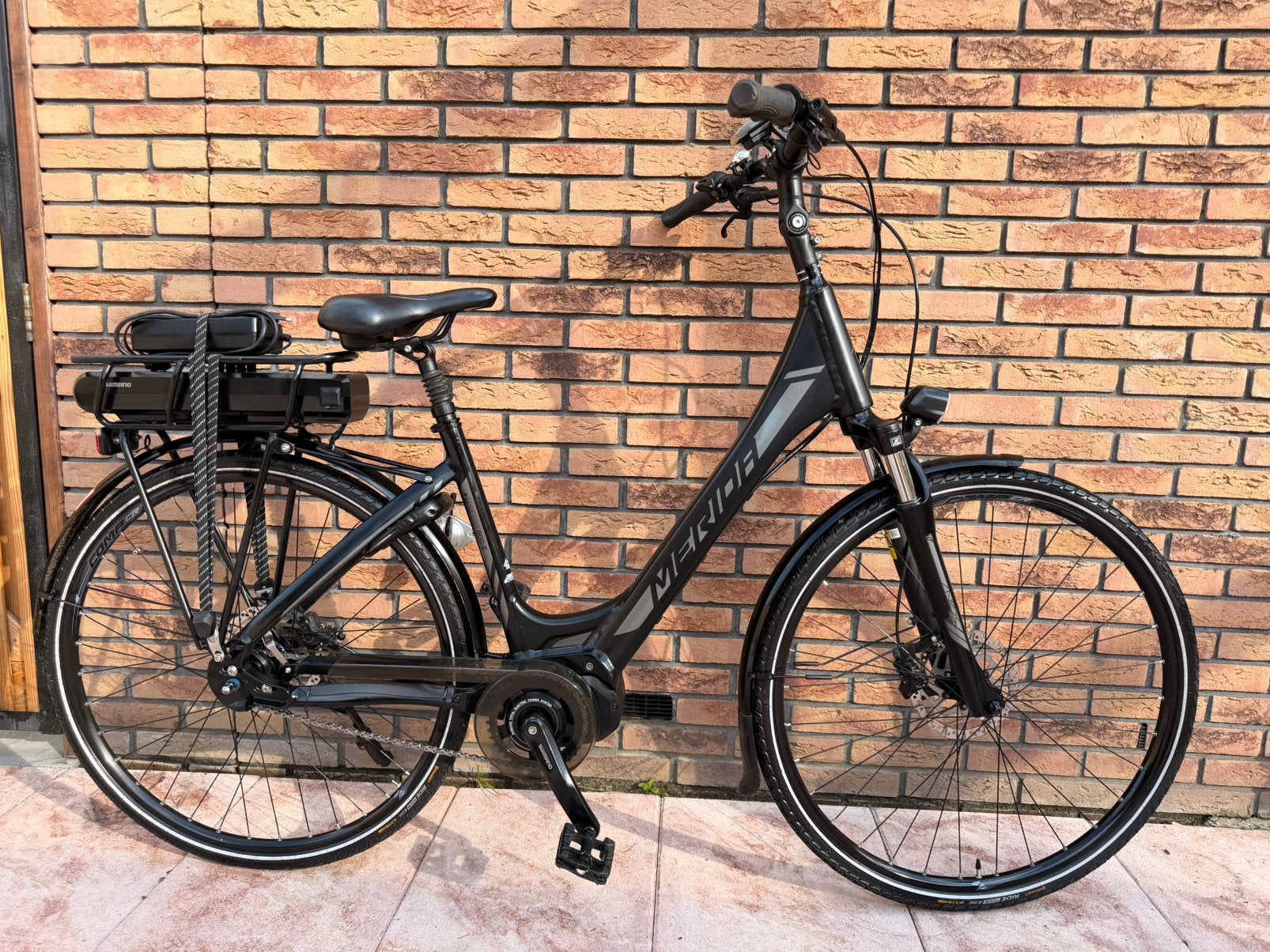 Elektrische Merida dames fiets Shimano middenmotor 550Wh, Overige merken, Versnellingen, Ophalen of Verzenden, Zo goed als nieuw