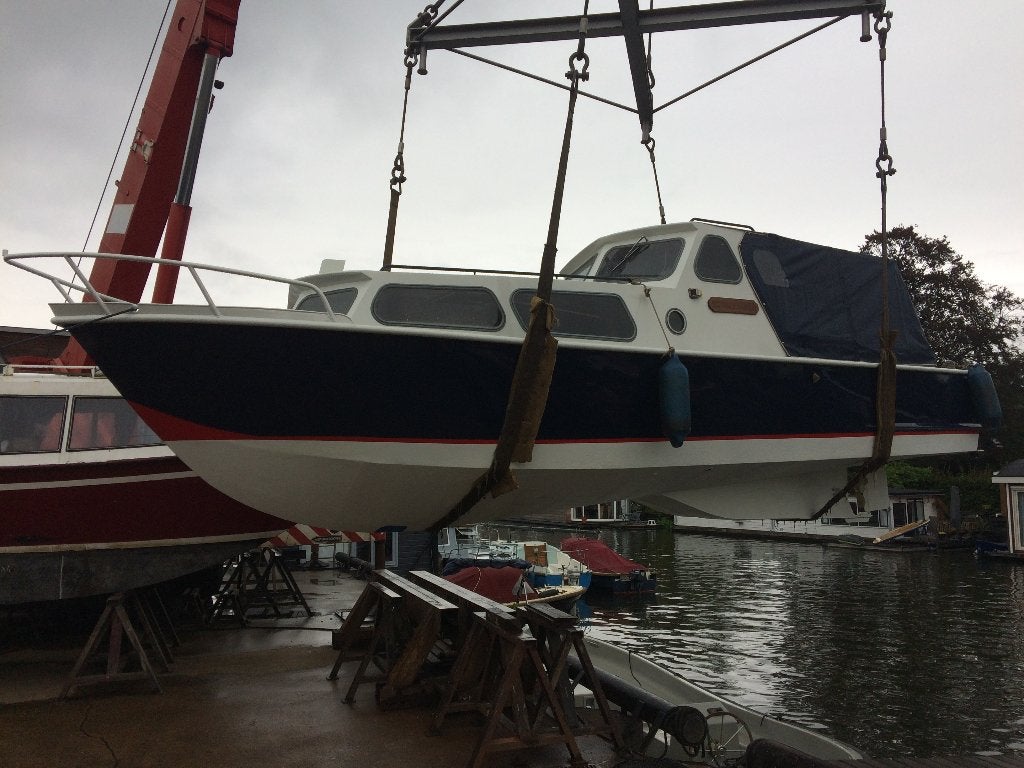 Karaktervolle kajuitboot van ca. 9 meter – vernieuwde motor, Watersport en Boten, Overige merken, 9 m, Gebruikt, Binnenboordmotor