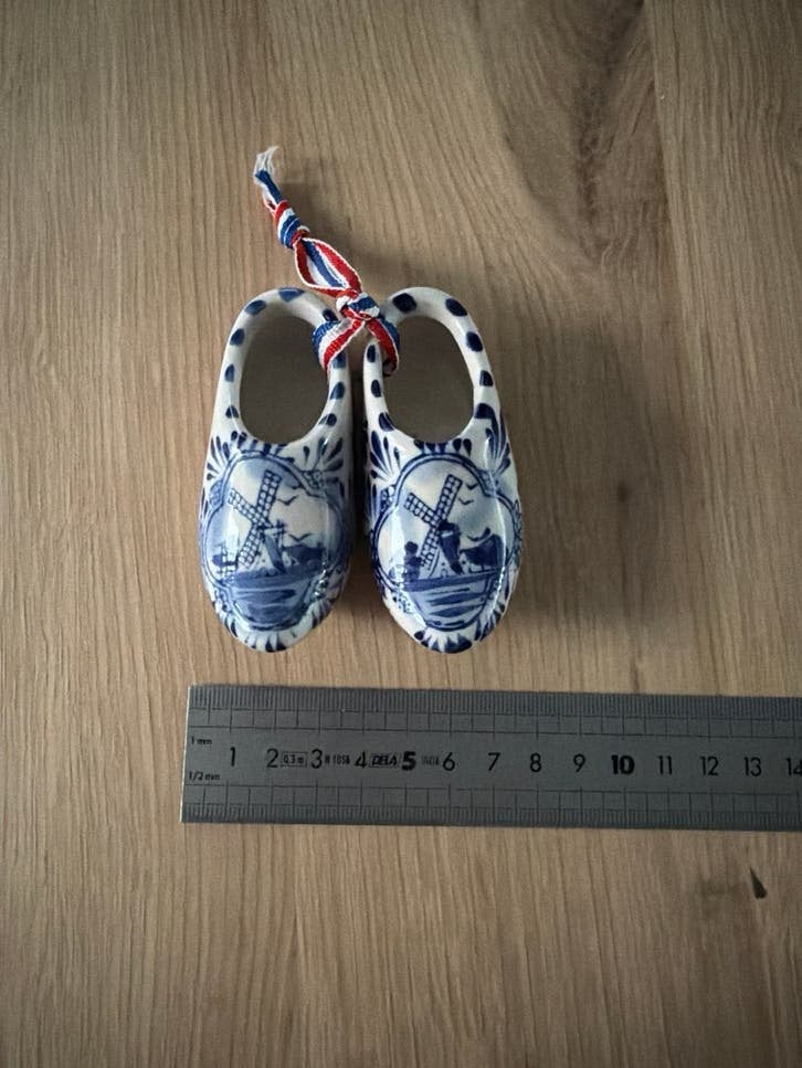 Delfts blauwe klompjes Oud Holland souvenir klompen, Ophalen