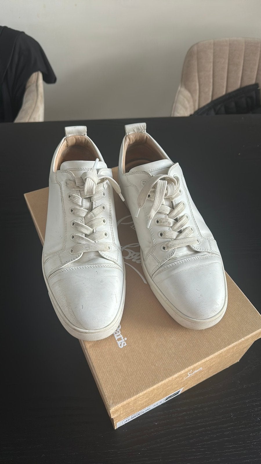Louboutin seakers, Ophalen of Verzenden, Zo goed als nieuw, Zwart