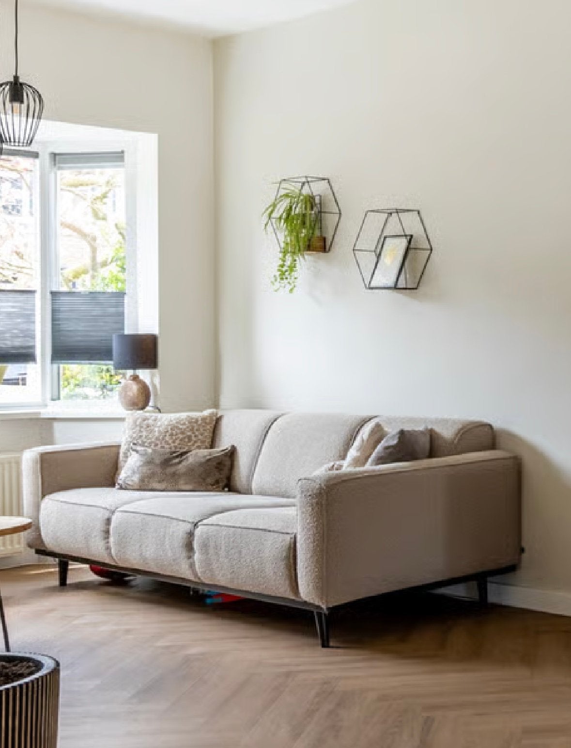 GRATIS 3 zits bank beige, Gebruikt, Driepersoons, 75 tot 100 cm, Ophalen of Verzenden