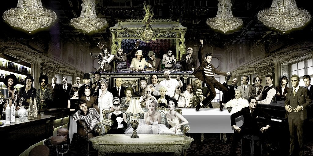 James Chiew - A Wonderful World - 200 x 100 cm, Ophalen, Schilderij, Print/reproductie, Origineel