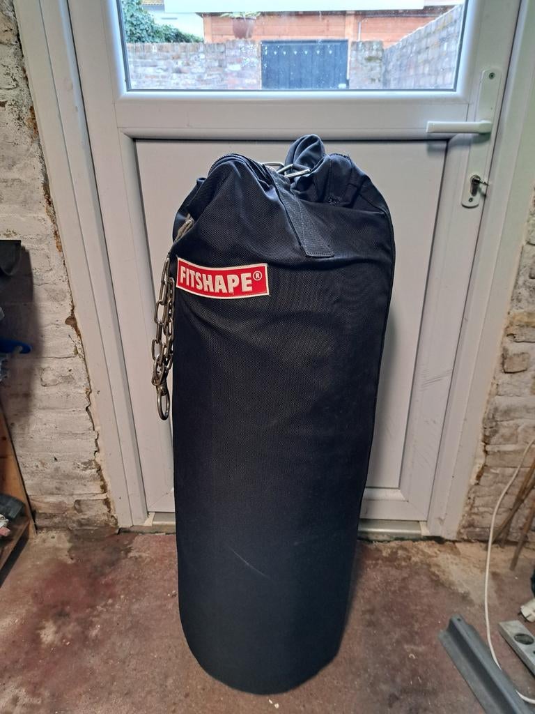 Zware bokszak 100 cm 35kg met muurbeugel, Ophalen, Gebruikt, Bokszak