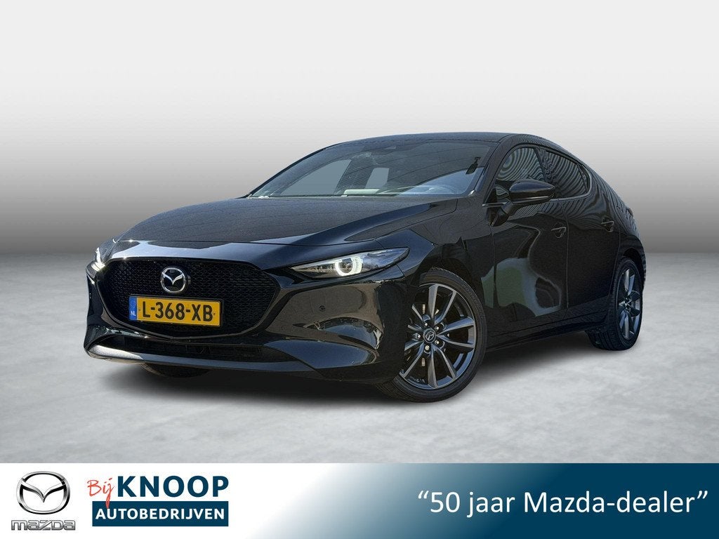 Mazda 3 2.0 e-SkyActiv-G M Hybrid 150 Sportive | Stoel&Stuur, Auto's, 1998 cc, Stof, Gebruikt, 4 cilinders