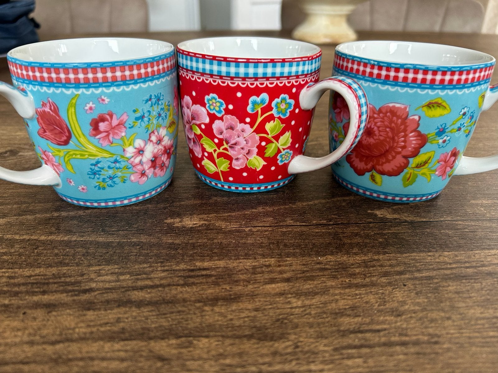 Pip Studio Royal Raja bekers - Set van 3, Pip Studio, Zo goed als nieuw, Modern, Porselein