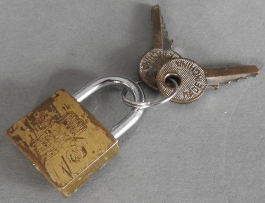 Miniatuursloten Golddoor., Ophalen of Verzenden, Zo goed als nieuw, Slot