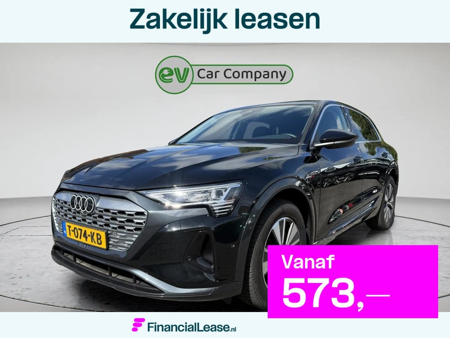 Audi Q8 e-tron 50 quattro Edition 95 kWh | SOH 97% | Camera, Automaat, 131 €/maand, 95 kWh, 491 km
