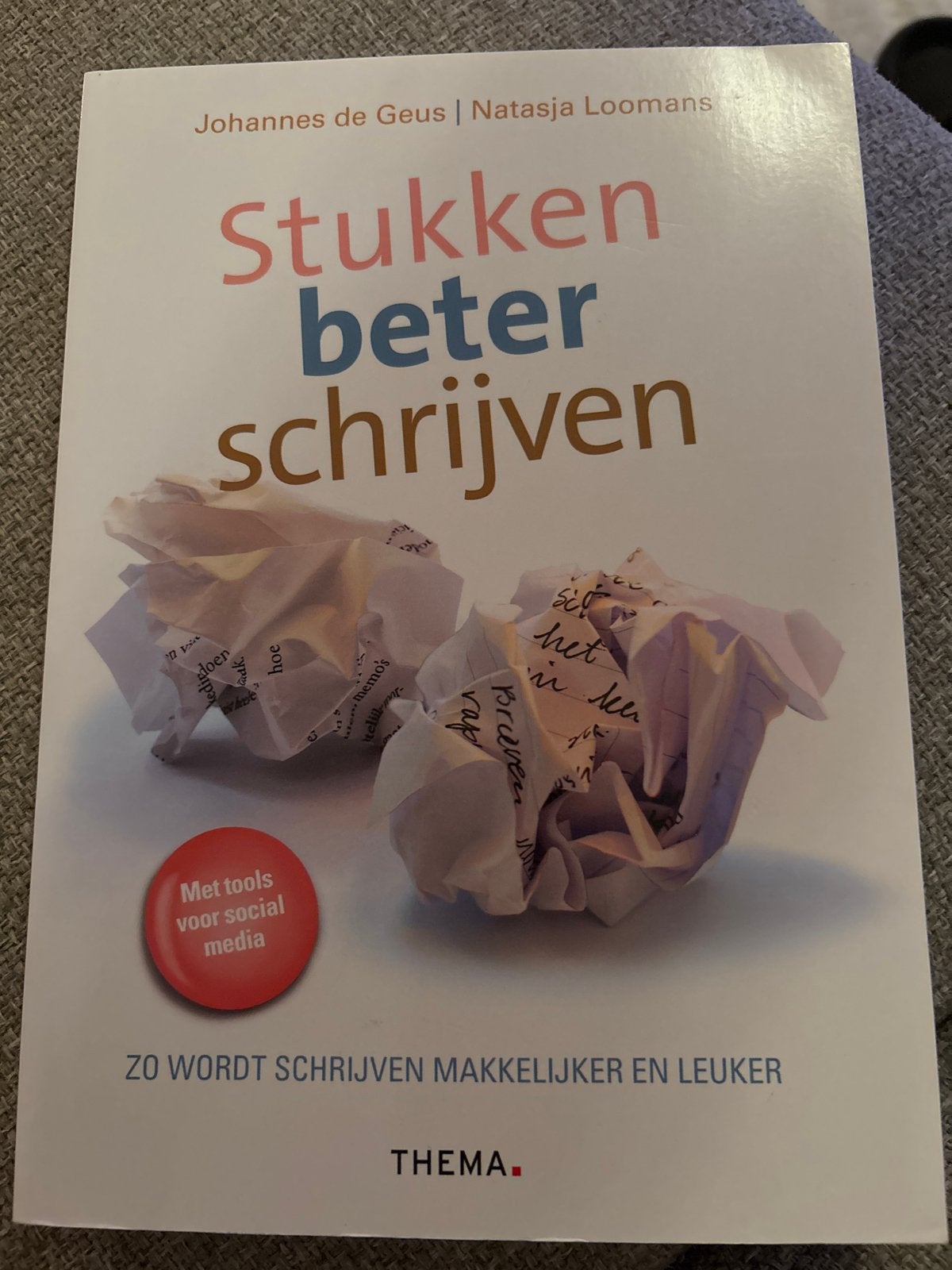 Stukken beter schrijven - Johannes de Geus | Natasja Loomans, Ophalen of Verzenden, Zo goed als nieuw, Nederland