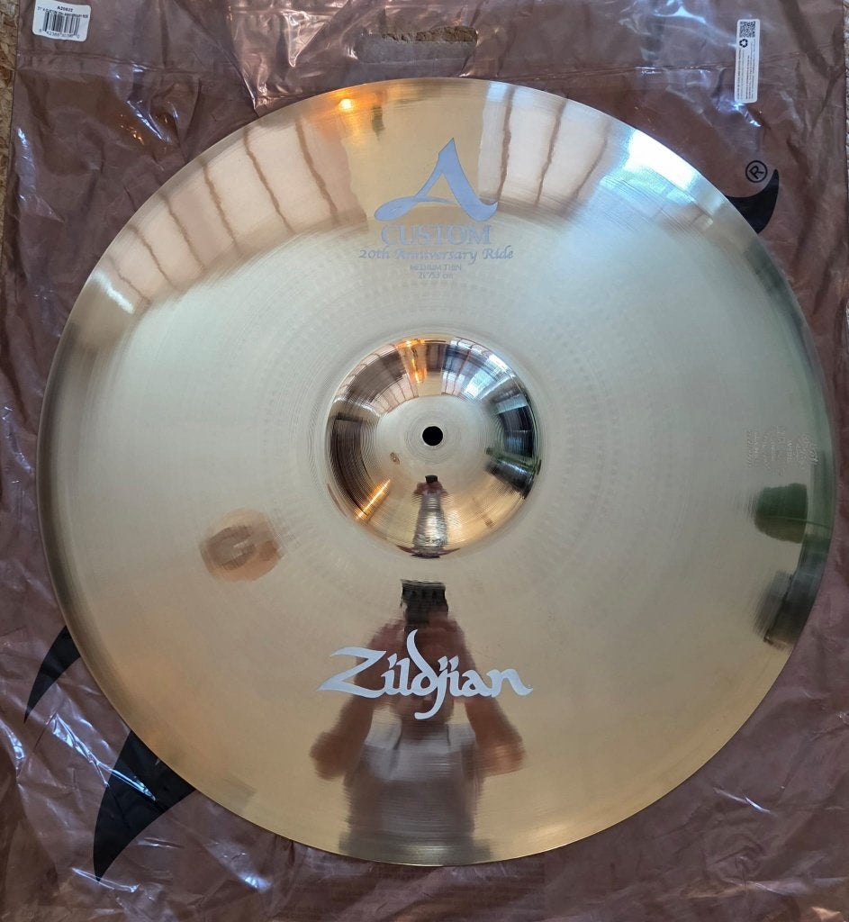 Zildjian A Custom 20th Anniversary 21" Ride, Ophalen of Verzenden, Nieuw, Overige merken