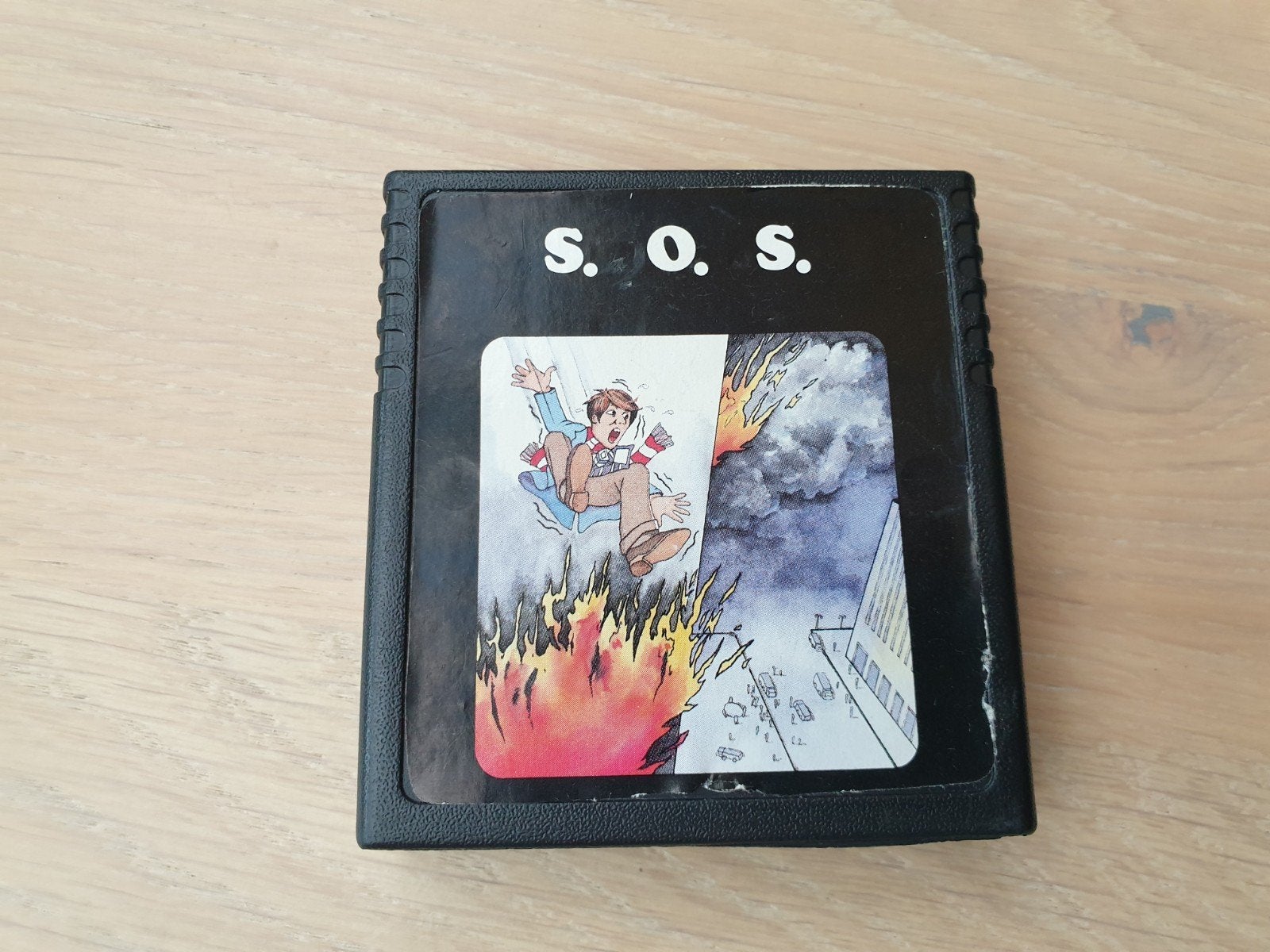 Atari 2600  S.O.S. Cartridge - Zeldzaam, Avontuur en Actie, Gebruikt, 1 speler, Ophalen of Verzenden
