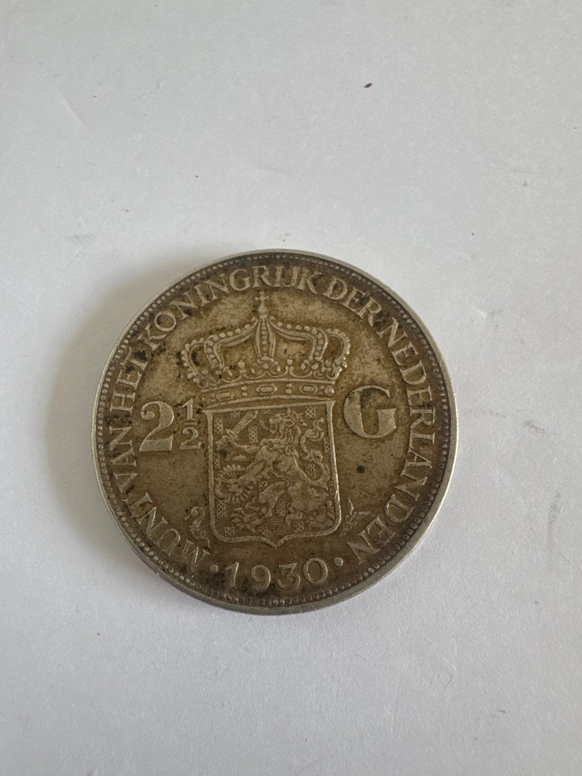Zilveren Rijksdaalder 1930 Koningin Wilhelmina, Postzegels en Munten, Munten | Nederland, Zilver, Ophalen of Verzenden, Koningin Wilhelmina