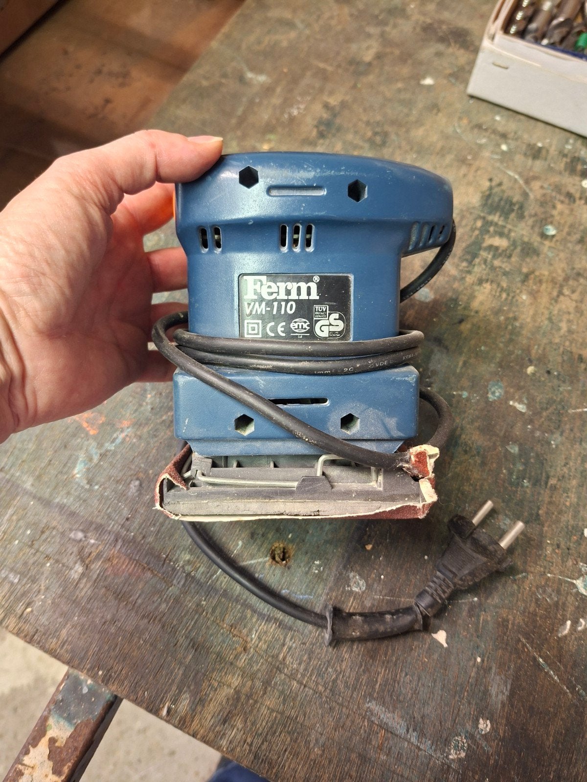 Ferm VM-110 Vlakschuurmachine - Gebruikt, Ophalen, Gebruikt, Minder dan 600 watt, Vlakschuurmachine