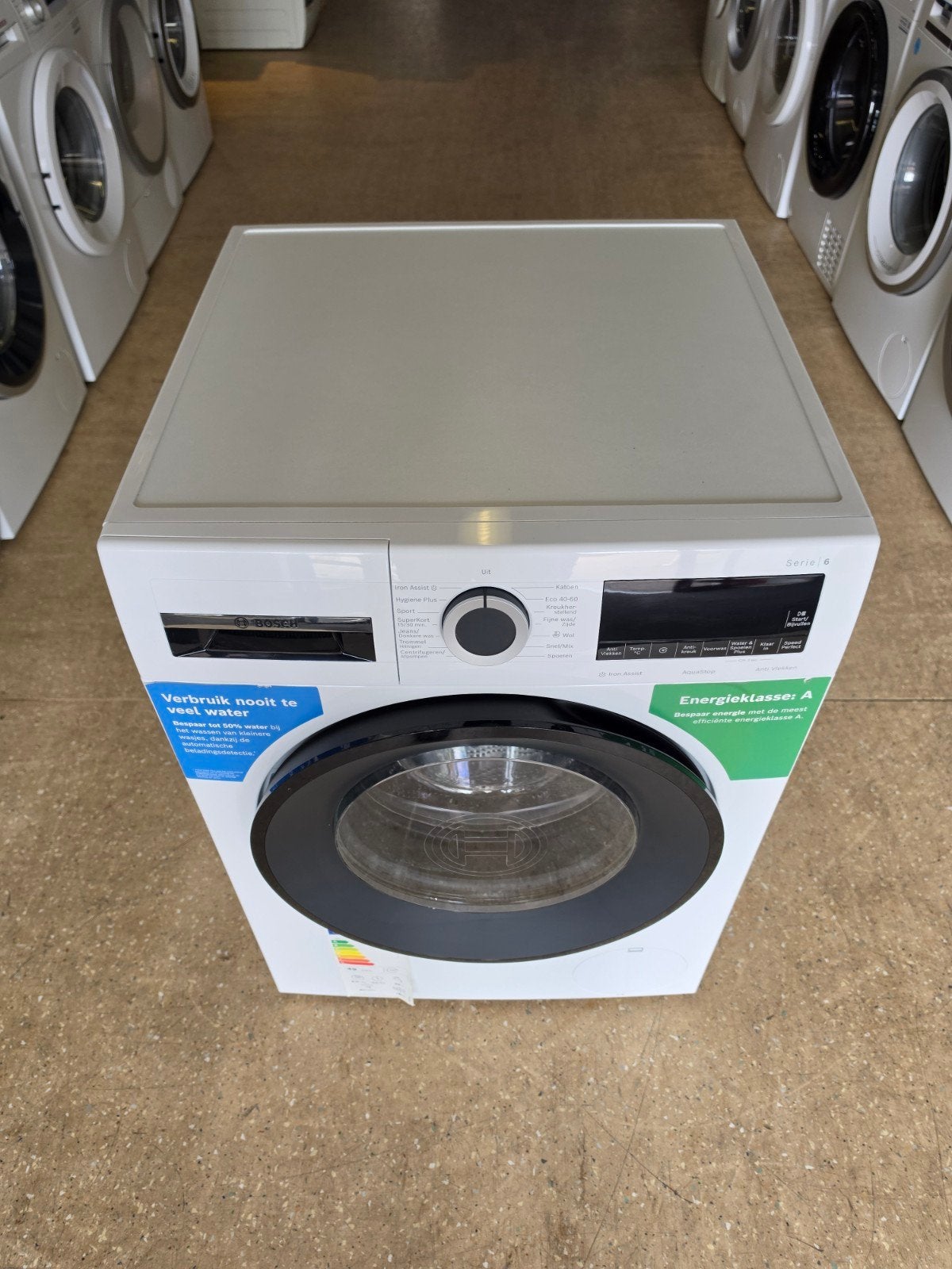 1.5 jaar jonge Bosch Serie 6 wasmachine | 9 kilo | Garantie✅, Bosch, Jirnsum, 8 tot 10 kg, Ophalen of Verzenden