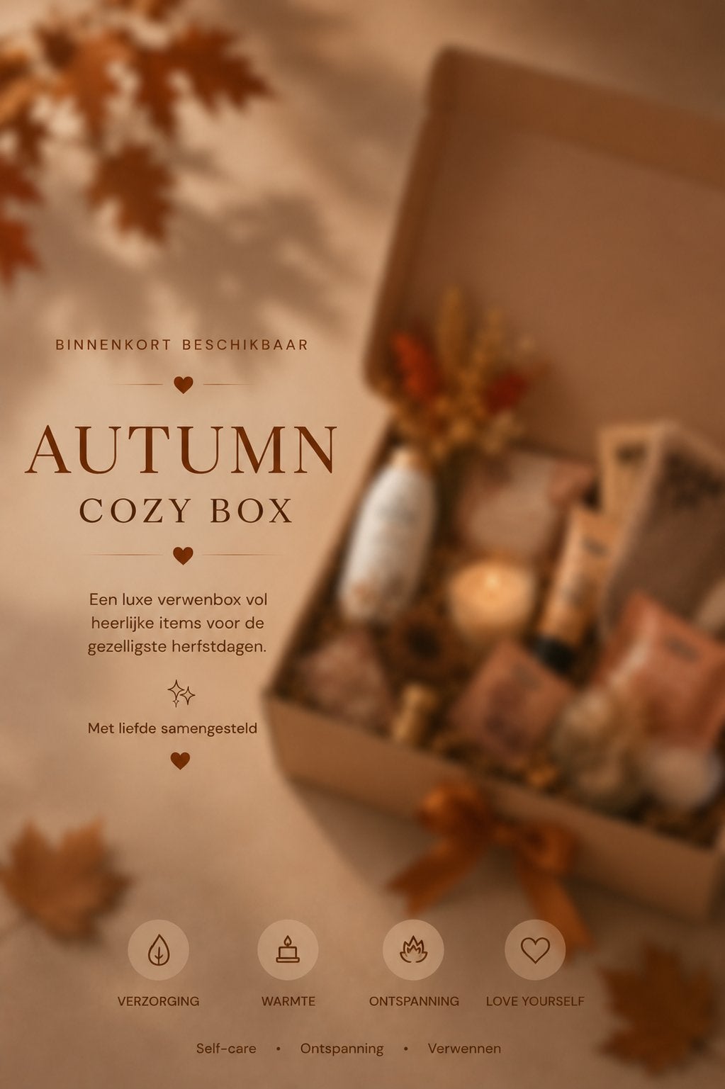 Autumn Cozy Box: Luxe Verwenbox voor de Herfst, Ophalen of Verzenden, Nieuw, Overige typen