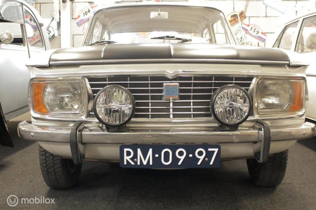 NSU 110 Type 110, Auto's, 4 stoelen, Wit, Handgeschakeld, Sedan
