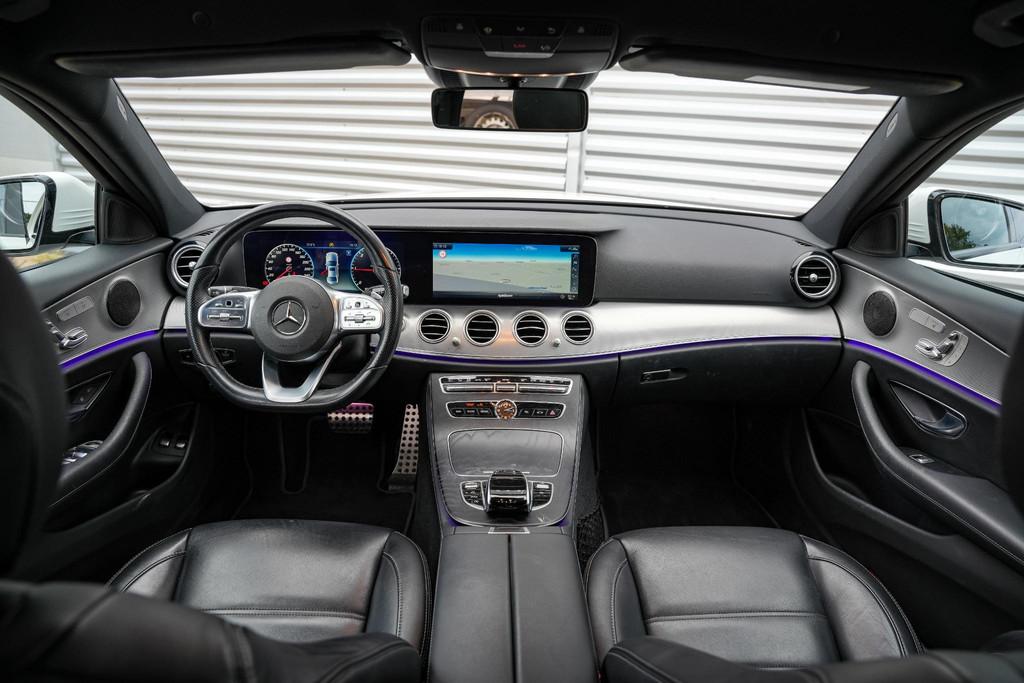 Mercedes-Benz E-klasse 300 d Sport Edition AMG WideScreen Ad, Auto's, Automaat, Achterwielaandrijving, Gebruikt, Wit