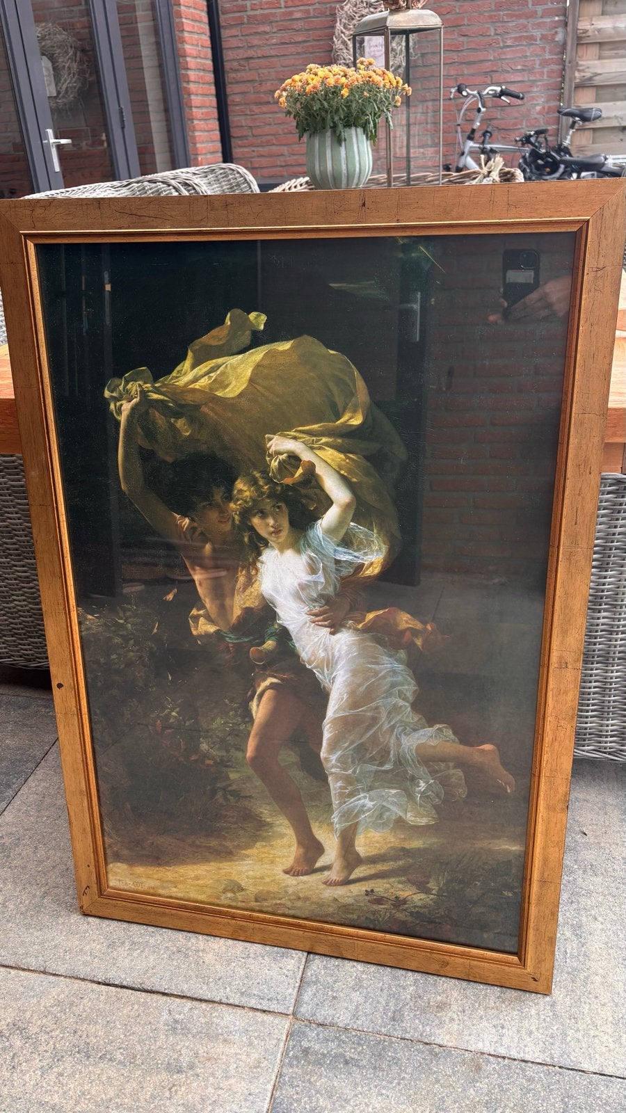 Schilderij ‘De Storm', Ophalen, Portret of Personen, Klassiek, Print