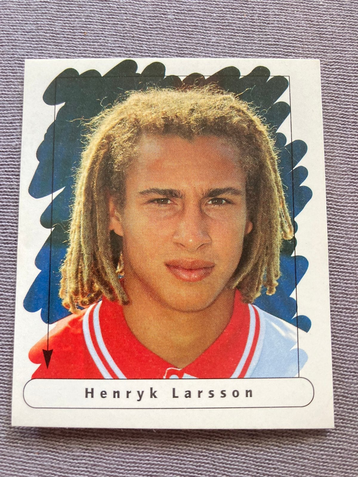 Panini Voetbal 95/96 Henryk Larsson Feyenoord #22 sticker, Verzamelen, Ophalen of Verzenden, Zo goed als nieuw, Feyenoord, Poster, Plaatje of Sticker