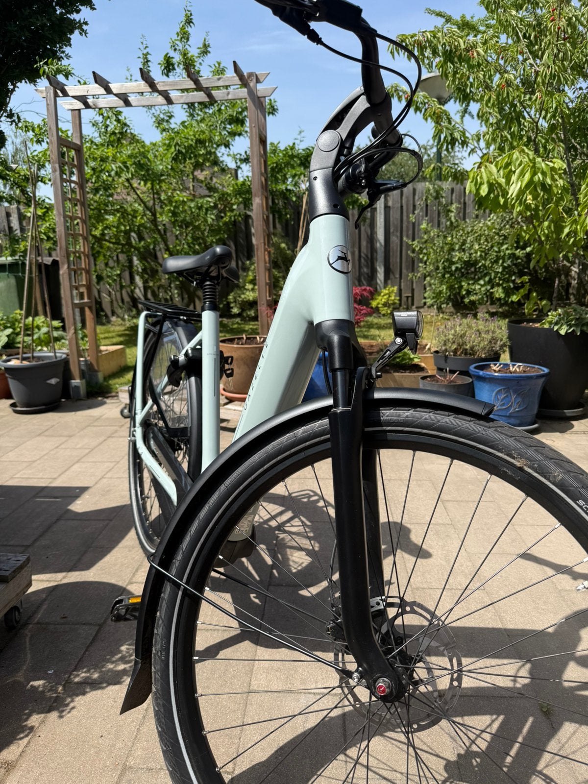 Gazelle Grenoble E bike c8, Ophalen, Zo goed als nieuw, 50 tot 53 cm, Schijfrem