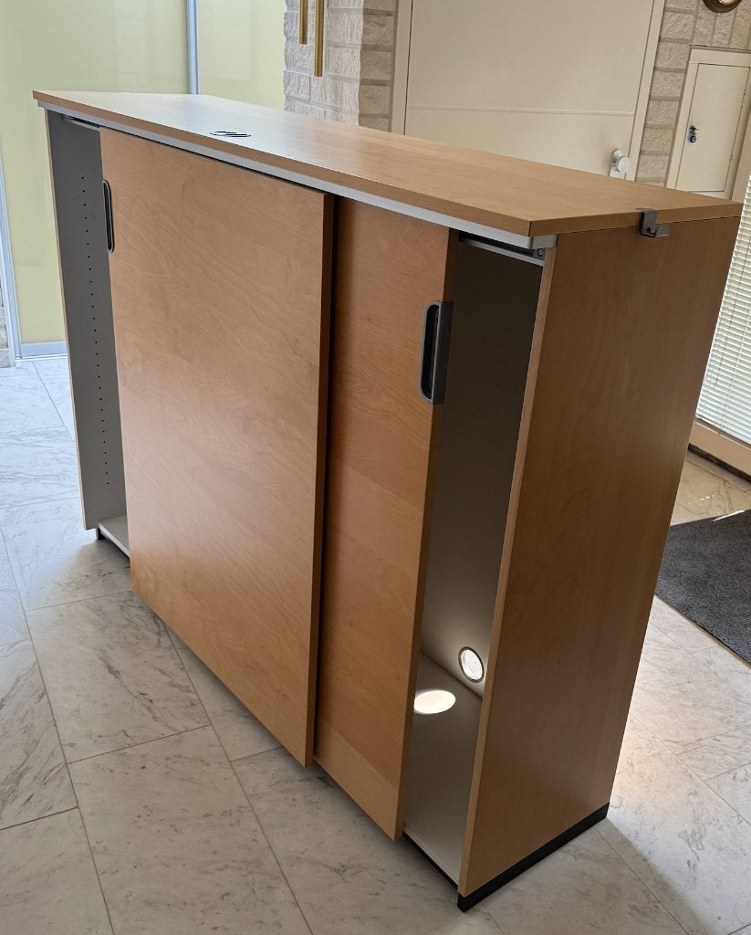 ikea | Galant | kast met schuifdeuren | beuken, Ophalen, 150 tot 200 cm, Zo goed als nieuw, 150 tot 200 cm