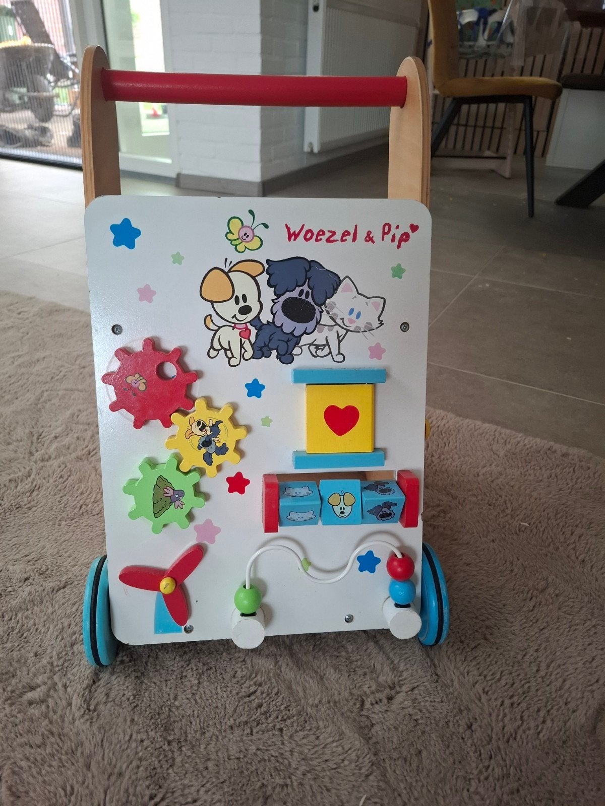 Woezel en pip loopwagentje, Ophalen, Gebruikt