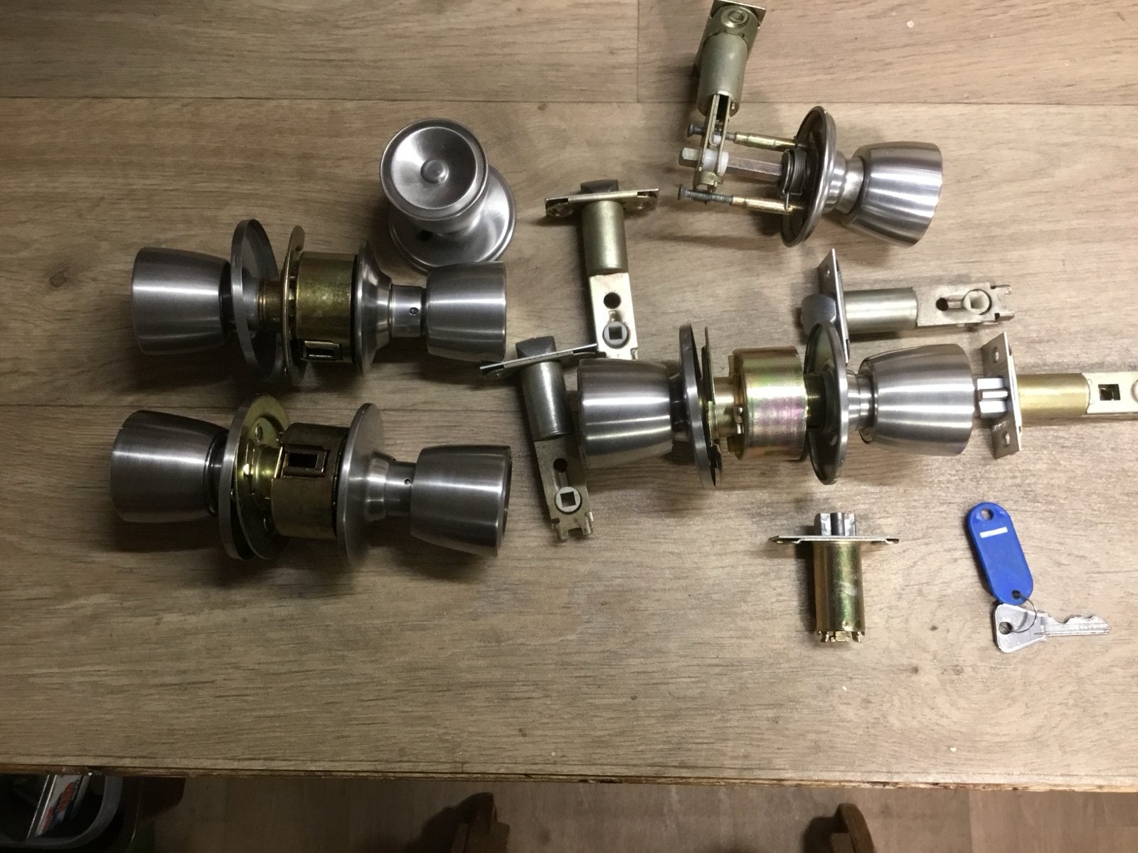 Sloten en cilinders, Ophalen, Gebruikt, Rvs, Klink of Kruk