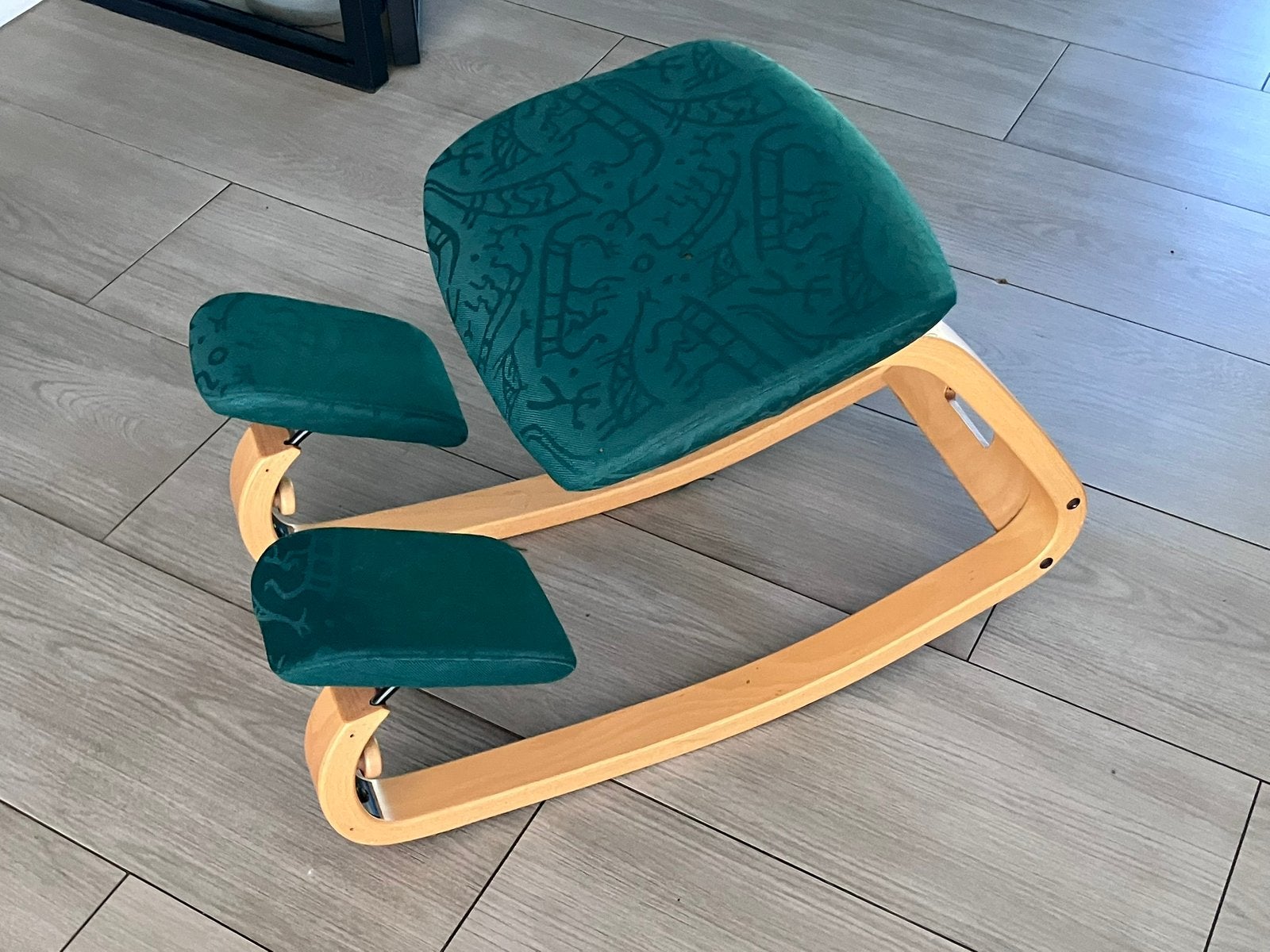 Stokke kniestoel verstelbaar kniestukken, Ophalen, Gebruikt, Overige kleuren, Kniestoel