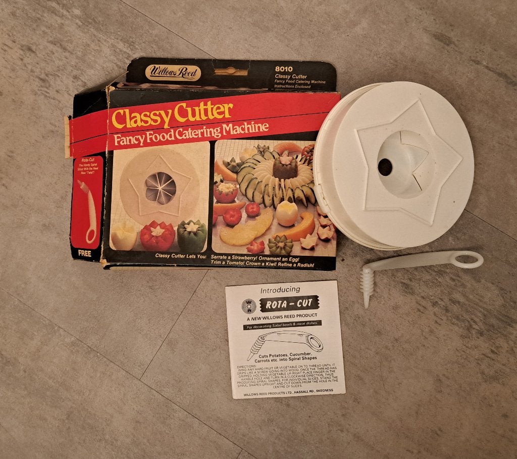 Classy Cutter vintage 'food catering machine', Overige typen, Ophalen of Verzenden, Zo goed als nieuw, Kunststof