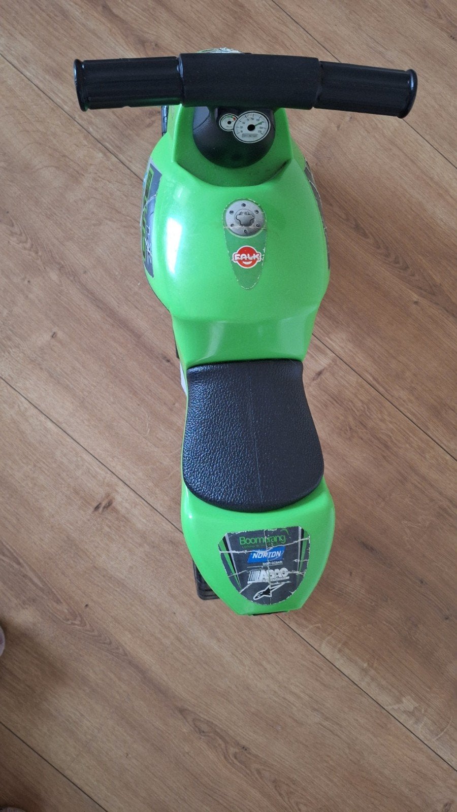 Stoere groene loopmotor voor kinderen, Ophalen of Verzenden