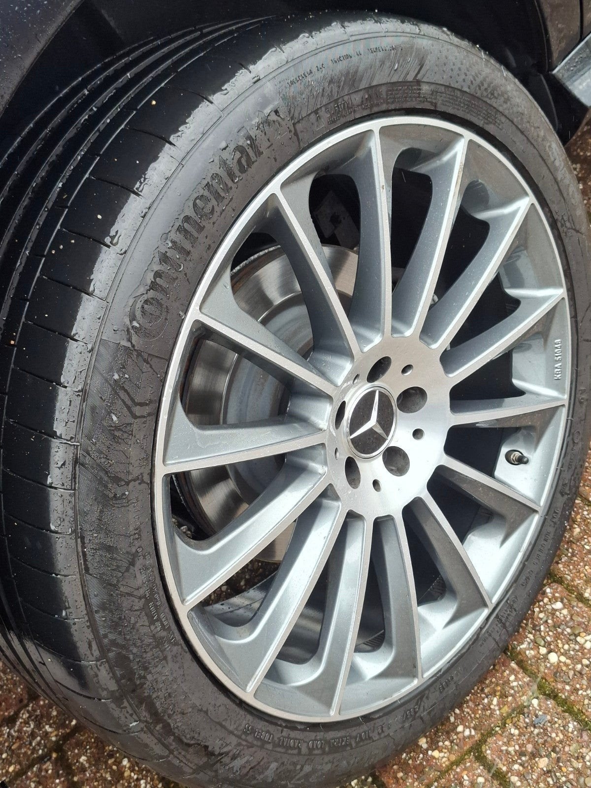 4 nette mercedes velgen ML  GLE banden zijn af 22 inch, Ophalen, Gebruikt, Velg(en), 285 mm