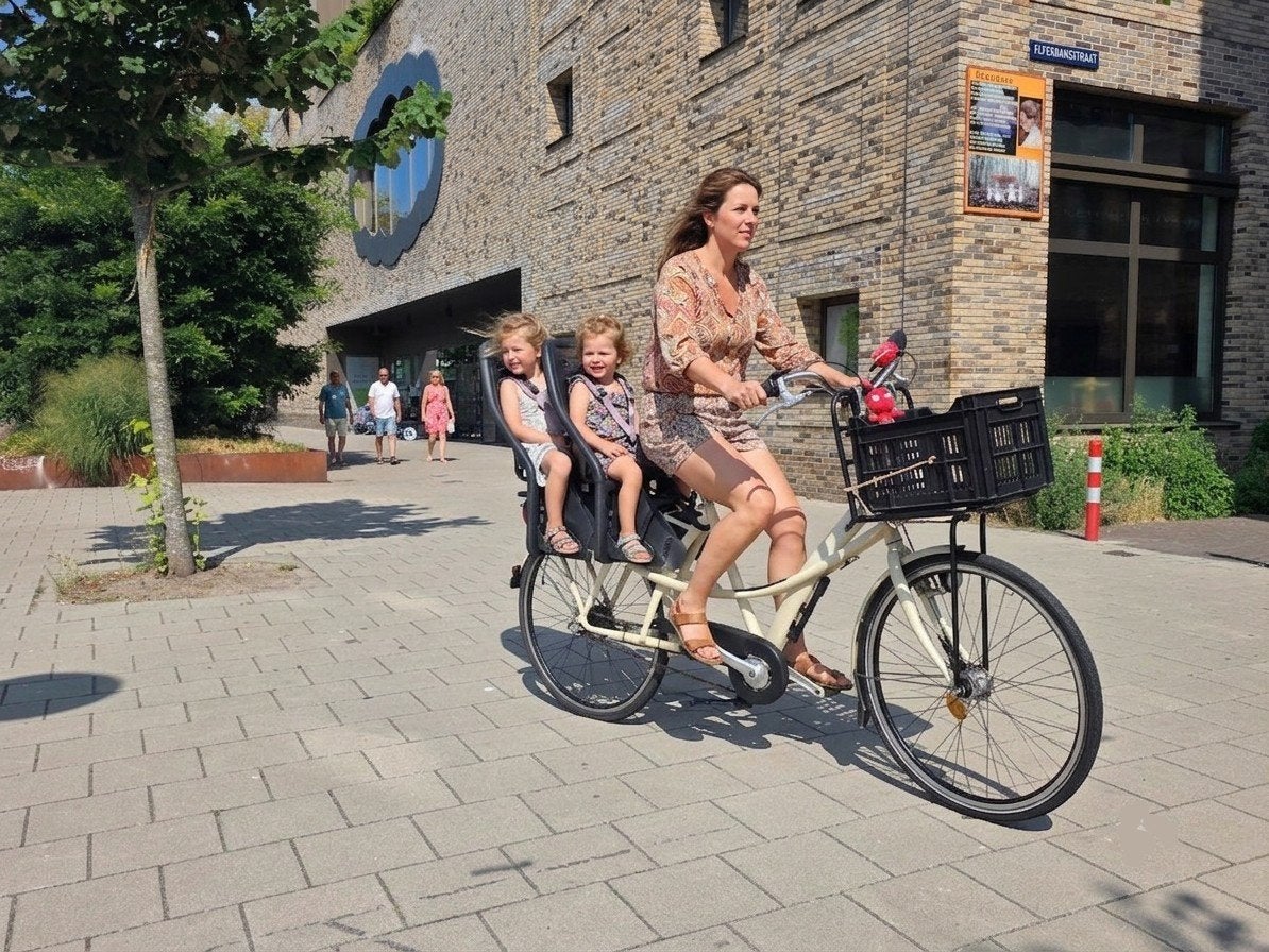 Azor Tweelingfiets Longtail fiets met 3V & 2 Yepp Zitjes, Overige merken, Versnellingen, Ophalen of Verzenden, Azor Fietsen