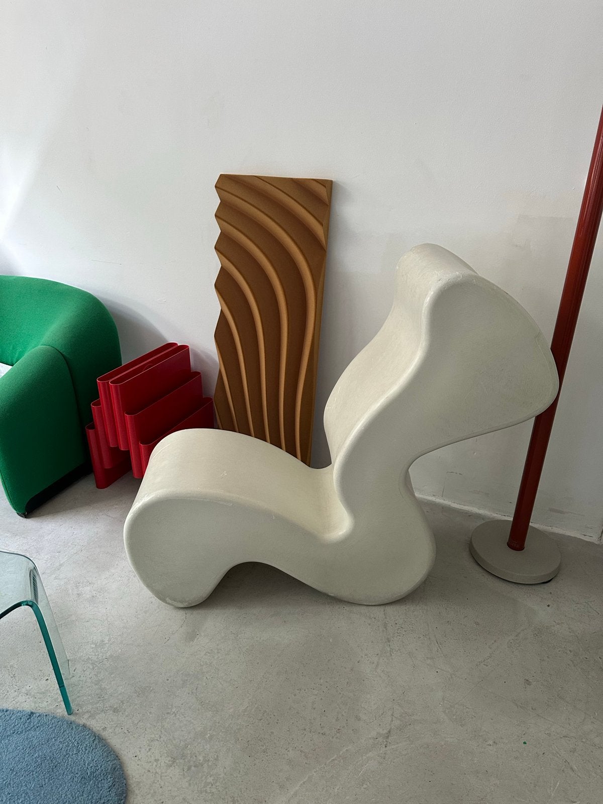 Verner Panton Phantom Stoel - Vintage Design Wit, Ophalen