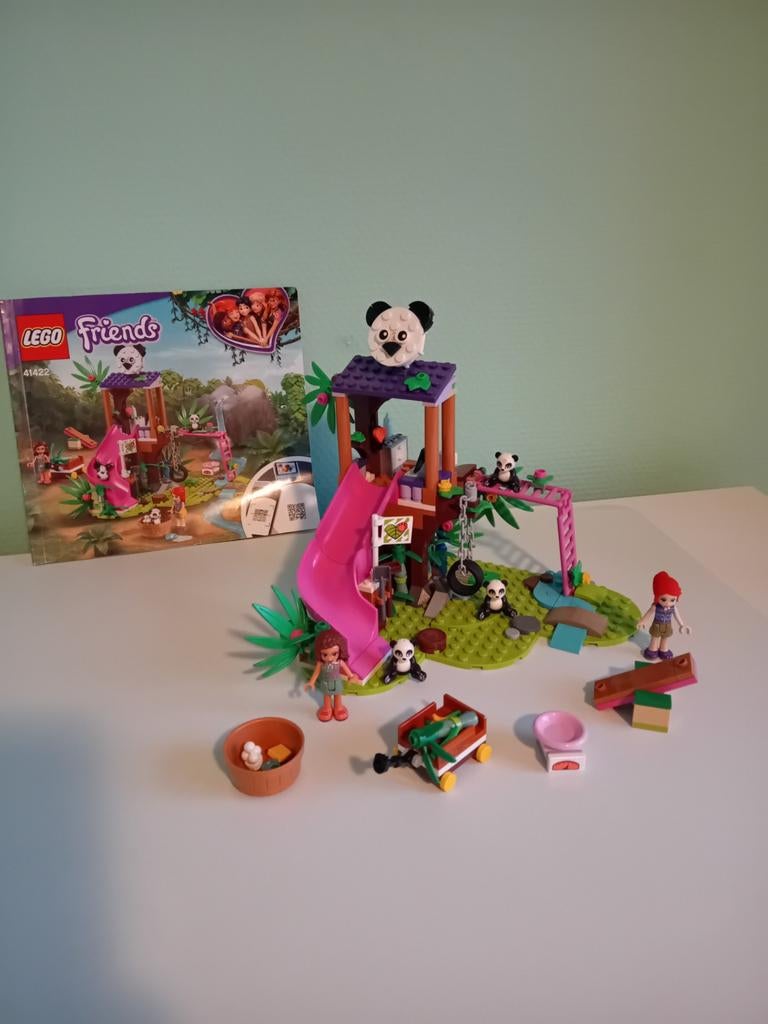 Lego friends jungle panda 41422, Ophalen, Zo goed als nieuw, Complete set