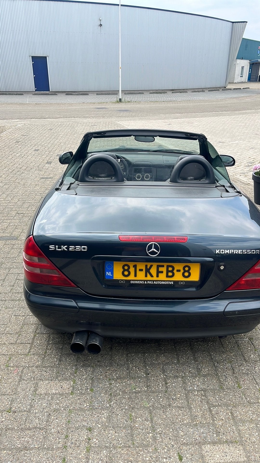 Mercedes-Benz SLK 2.3 Slk230 Kompr Roadster AUT 1997 Zwart, Auto's, Mercedes-Benz, Automaat, Achterwielaandrijving, Zwart, 4 cilinders