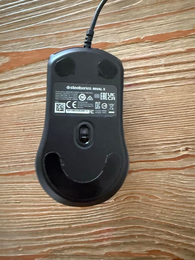 SteelSeries Rival 3 Gaming Muis - Bedraad, RGB Verlichting, Ophalen, Rechtshandig, Muis, Gaming muis