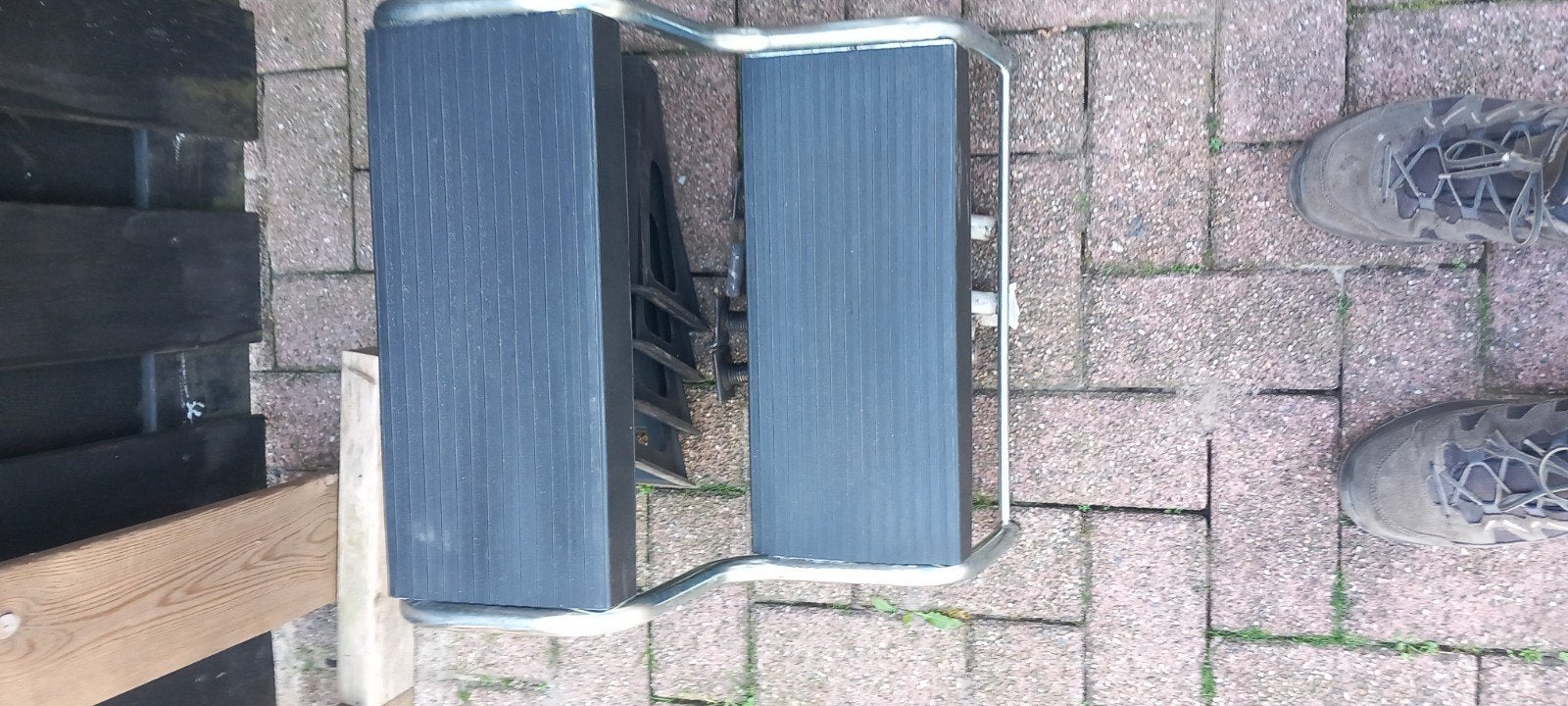 Stevige opstap voor caravan of camper, Auto-onderdelen, Sidebars, Ophalen of Verzenden, Gebruikt