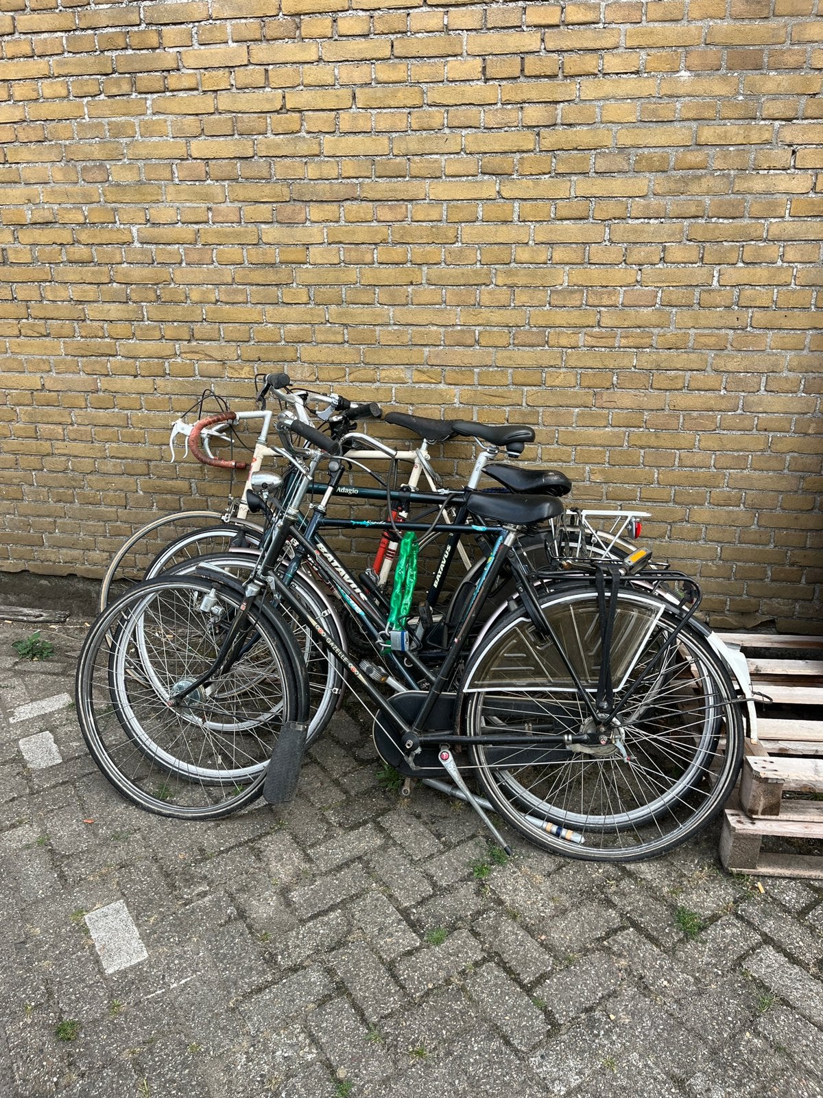 Fietsen (Herenfiets, 4 x, Gazelle, Batavus, Champion), Fietsen en Brommers, Ophalen, Gebruikt, Batavus, Versnellingen
