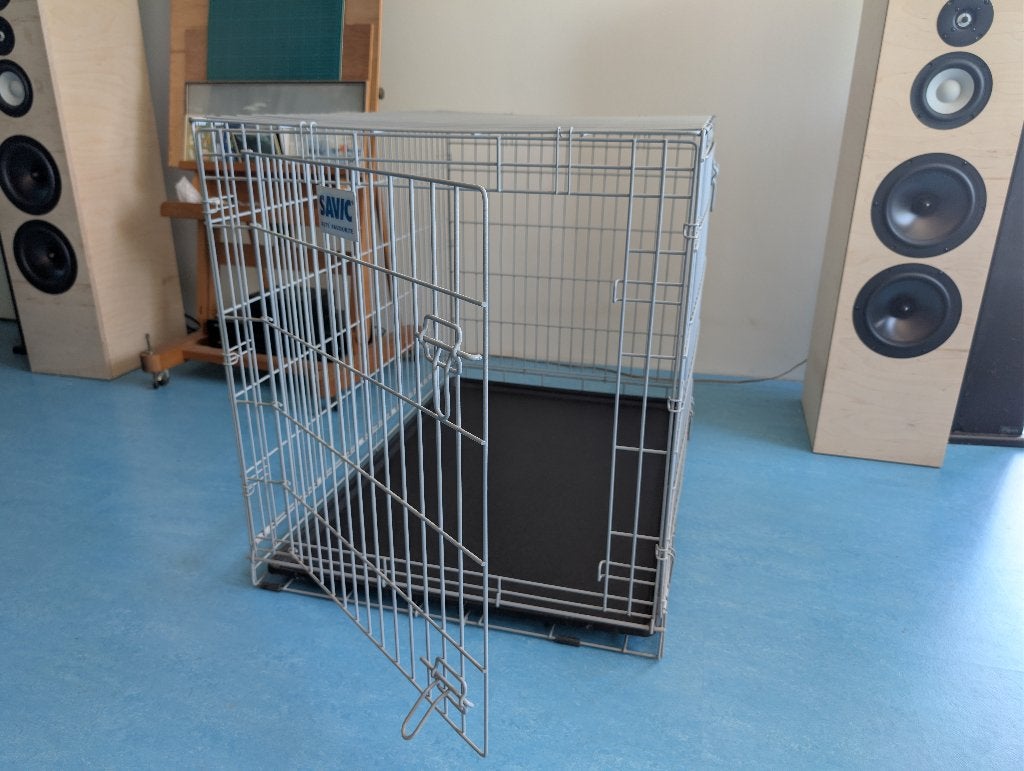 Savic hondenbench XL 107 x 71 x 79cm – opvouwbaar – 2 deuren, Ophalen, Zo goed als nieuw