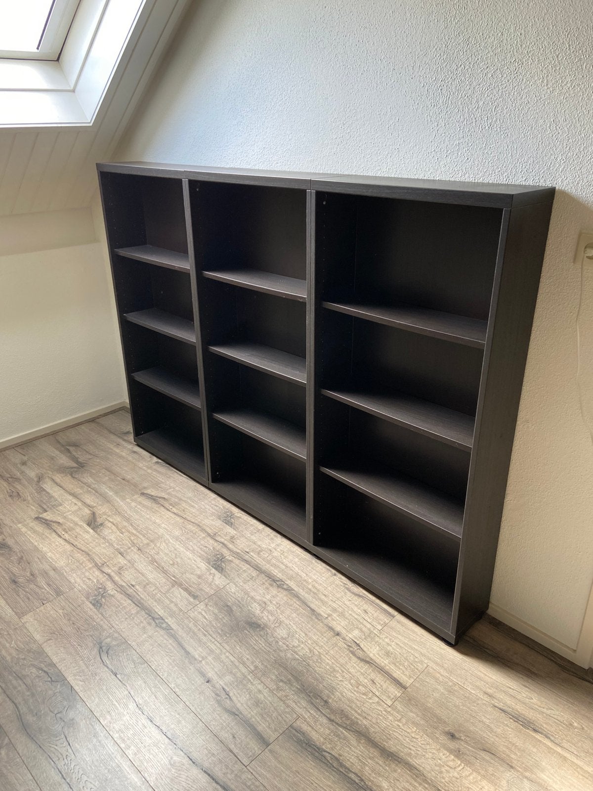 Donker bruine boekenkast, Huis en Inrichting, Kasten | Boekenkasten, Ophalen, 25 tot 50 cm, 50 tot 100 cm, 200 cm of meer