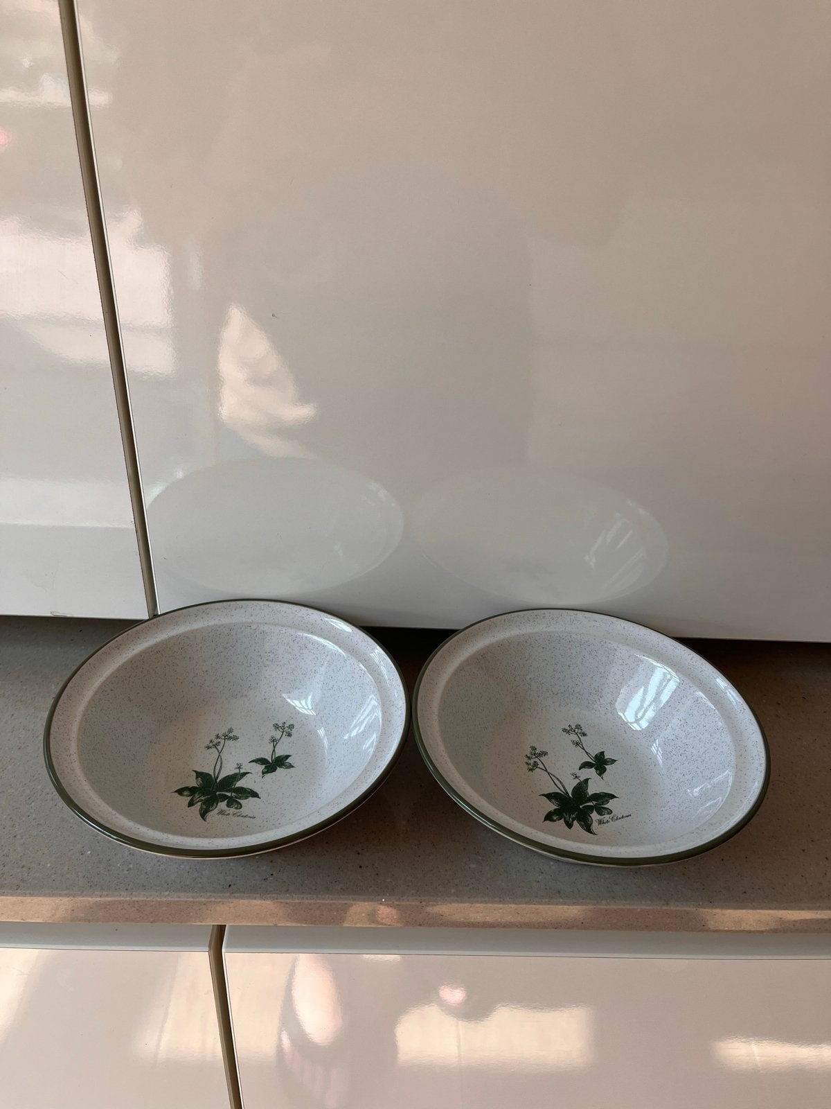 Set van 2 Noritake Stoneware Mountain Flowers schaaltjes, Ophalen of Verzenden