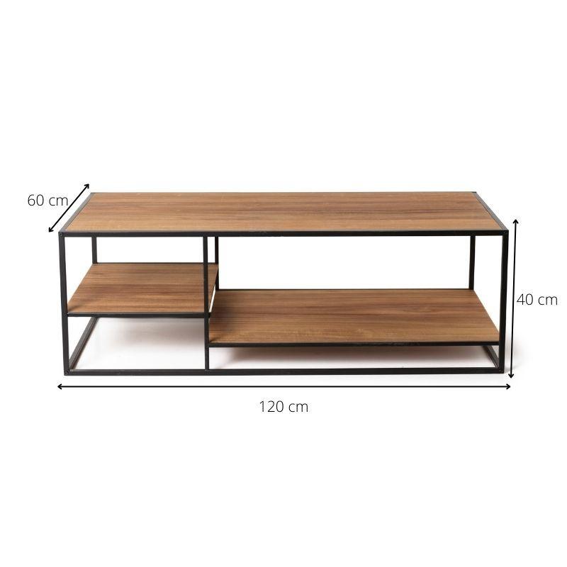 Xenos Salontafel Charlie Rechthoekig - Nieuw in doos, Ophalen, 50 tot 100 cm, 100 tot 150 cm, Nieuw