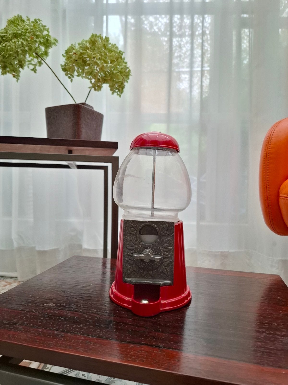 Vintage Stijl Snoepautomaat / Gumball Machine - Rood, Ophalen