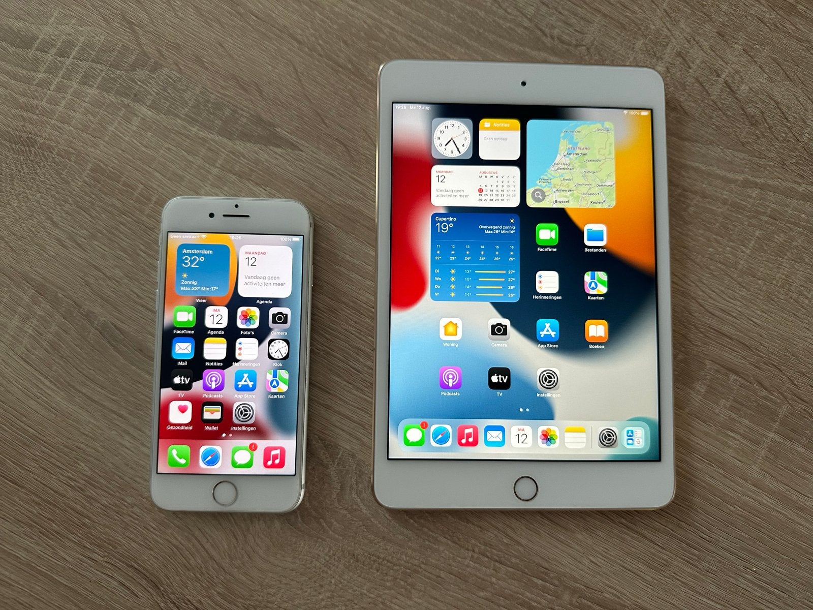 iPhone 7 (128GB Zilver) & iPad Mini 4 (32GB Goud), Telecommunicatie, Ophalen, Zonder simlock, IPhone 7, Zonder abonnement