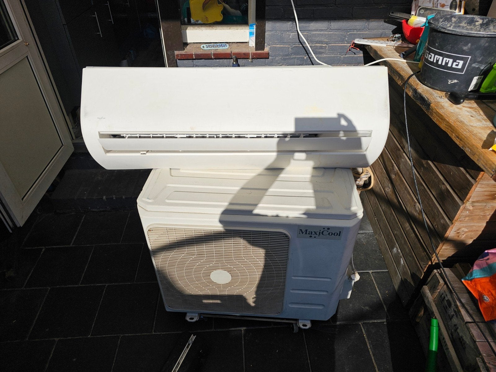 Maxi-Cool Airco Split Unit - Koelen en Verwarmen, Timer, 3 snelheden of meer, Ophalen of Verzenden, Gebruikt