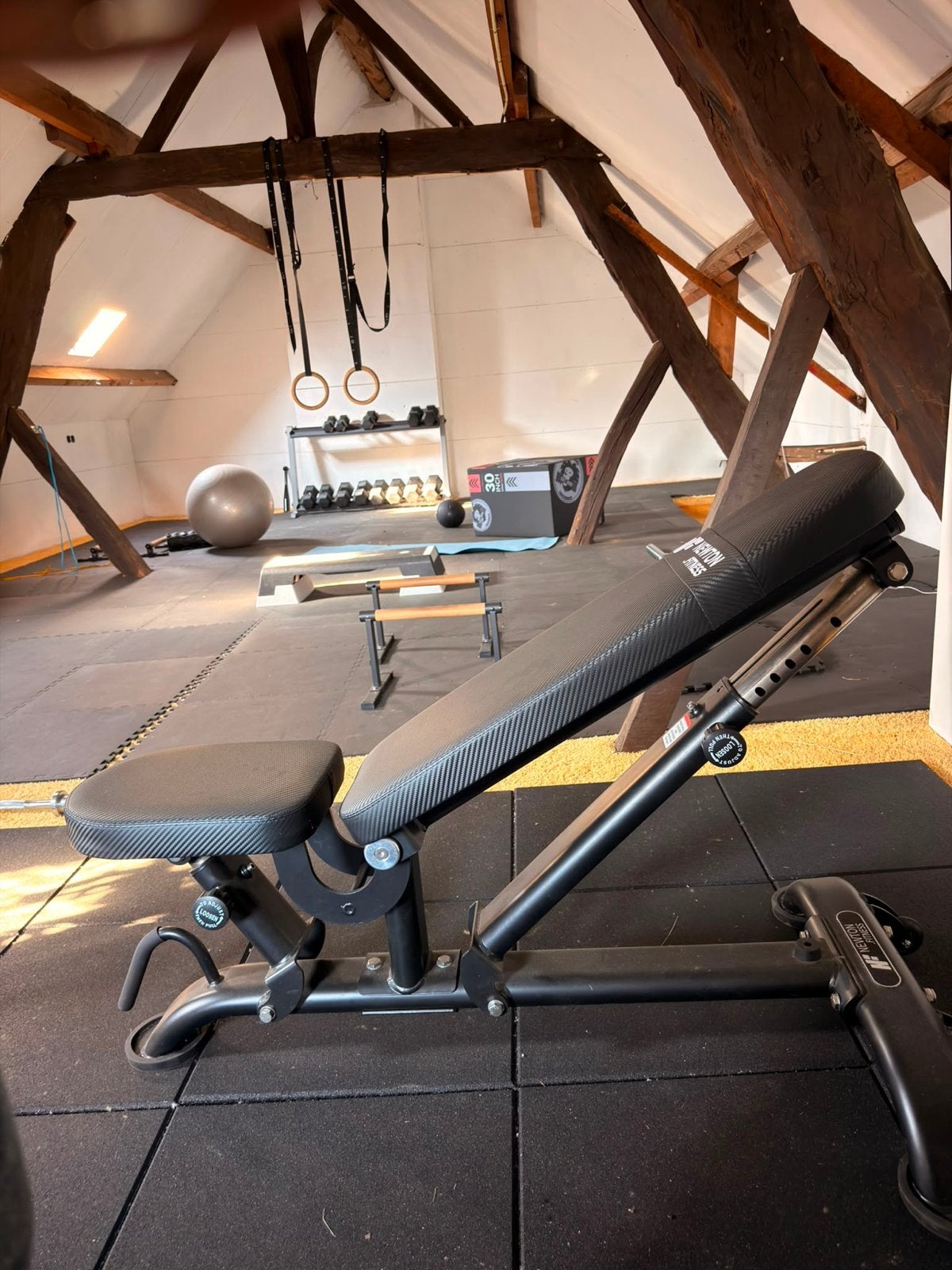 Verstelbare Fitnessbank voor Thuisgym - Zo goed als nieuw, Ophalen, Zo goed als nieuw, Borst, Fitnessbank