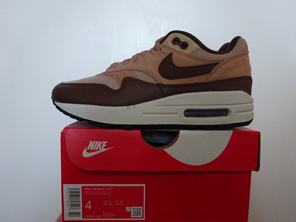Nike Air Max 1 Cacao Wow Maat 36, Bruin, Nike, Nieuw, Ophalen of Verzenden