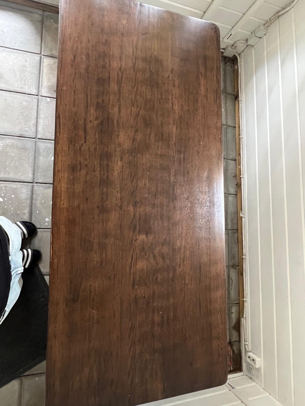 Robuuste houten eettafel - Rustieke stijl, Ophalen