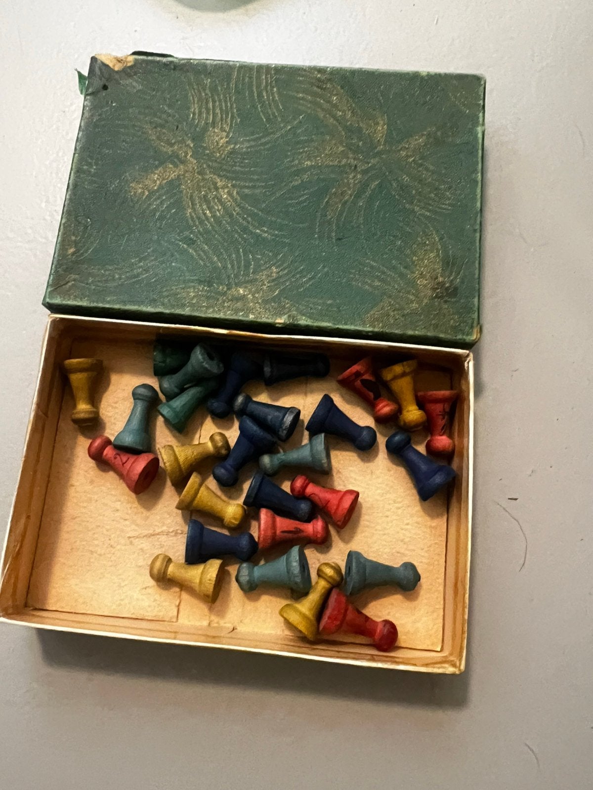 Oude houten pionnetjes, Verzamelen, Ophalen of Verzenden, Zo goed als nieuw