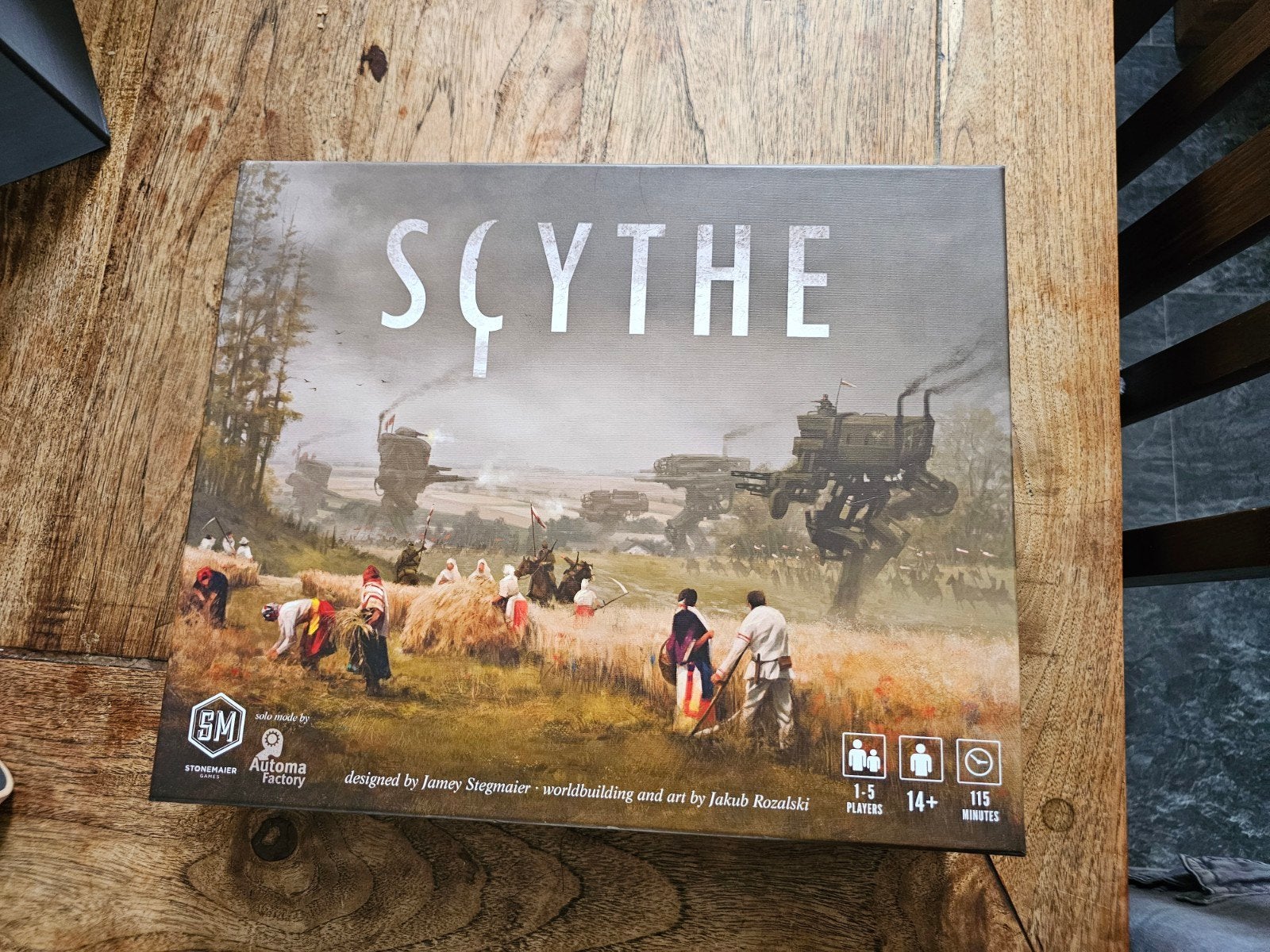 Scythe bordspel - Strategisch spel voor 1-5 spelers, Een of twee spelers, Ophalen of Verzenden, Zo goed als nieuw, Stonemaier Games