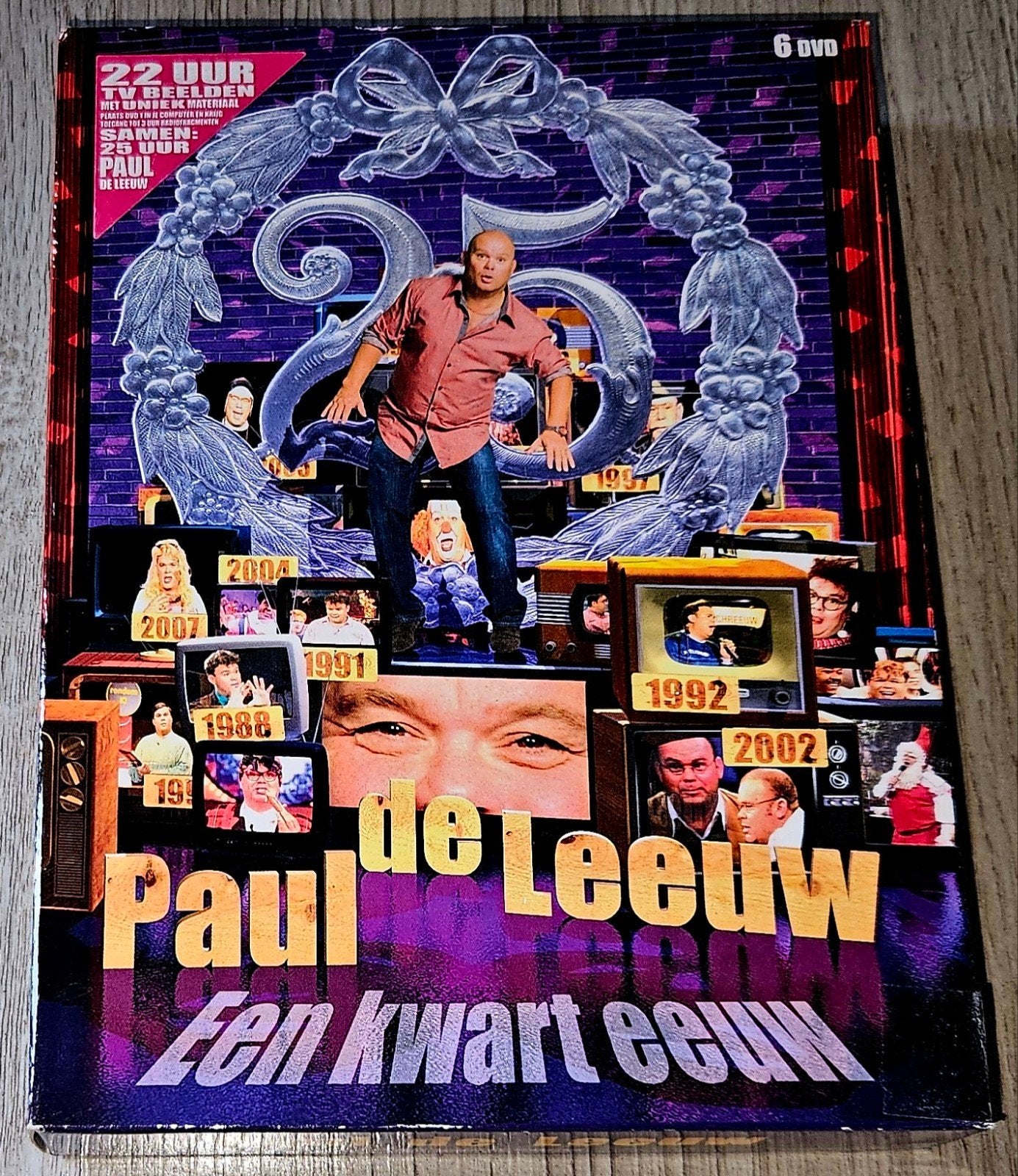 Paul de Leeuw - Een Kwart Eeuw (6 DVD Boxset), Nederlands, Zo goed als nieuw, Komedie, Complete serie
